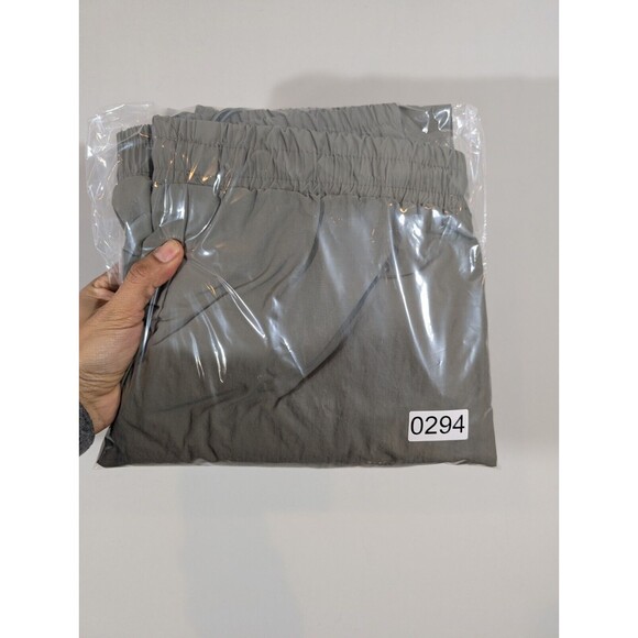 Anthropologie Wilo The Label Pants Women Sz S Green Parachute Joggers Gorpcore - Picture 9 of 9